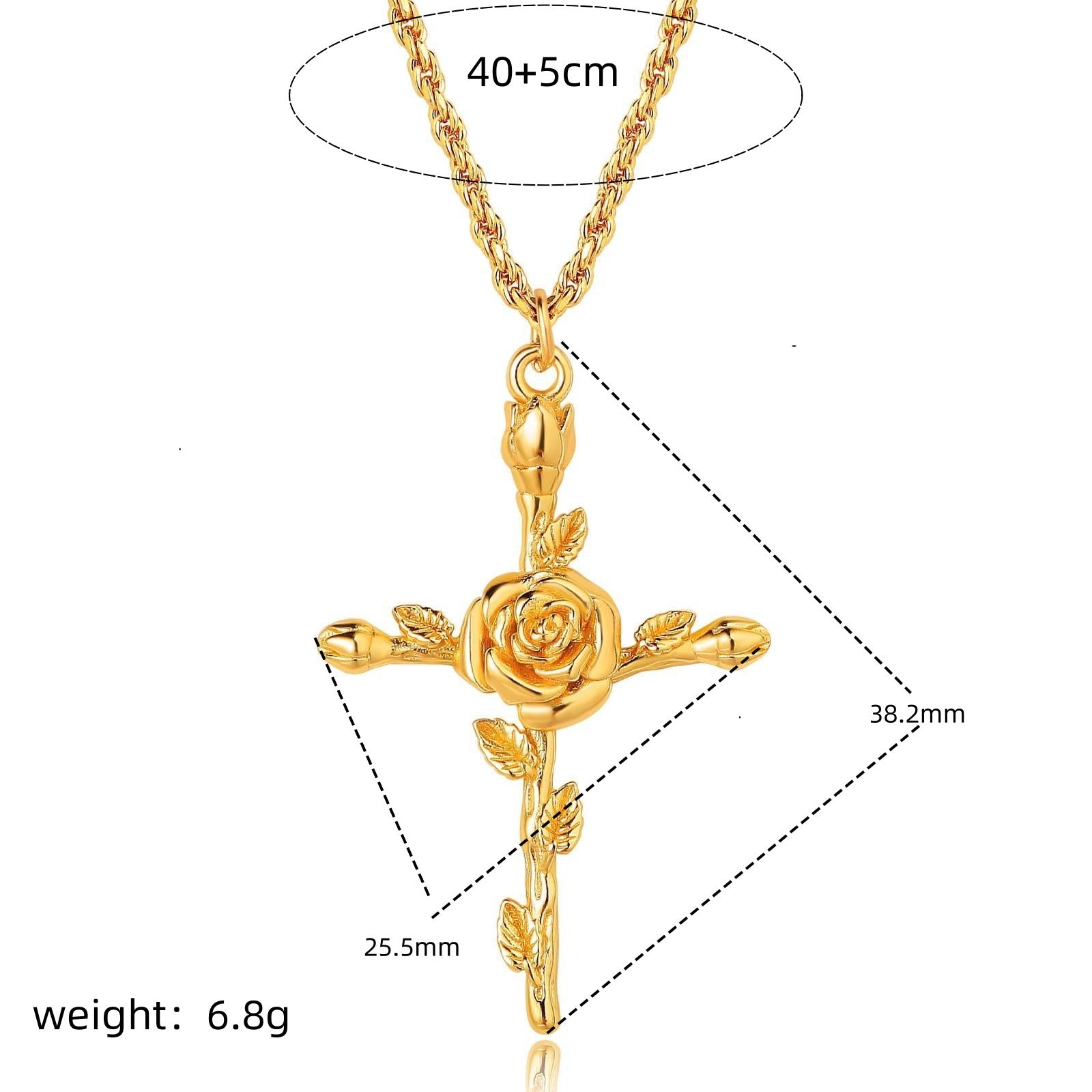 Wholesale   Flower Necklace Cross  necklace