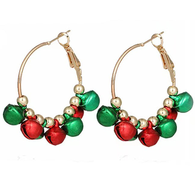 Wholesale Christmas Earrings Cute Cartoon Christmas Tree Earrings