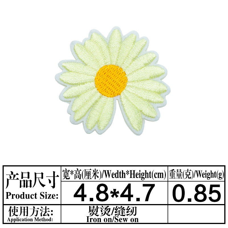 Wholesale Trendy Embroidery Patches Cloth Applique For Clothing Shoes Bags DIY Decorative Accent