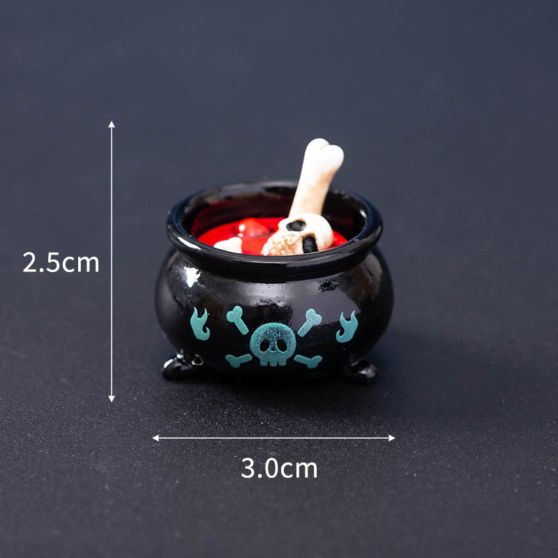 Wholesale Resin  Skull Mummy Figurine European Style Desk Ornament Everyday Use Gift Resale