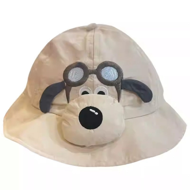 Wholesale Baby Cute Puppy Sunshade Bucket Hat