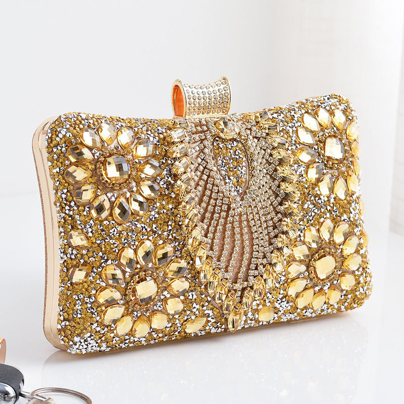 Wholesale Diamond Rhinestone Water Diamond Wedding Handbag