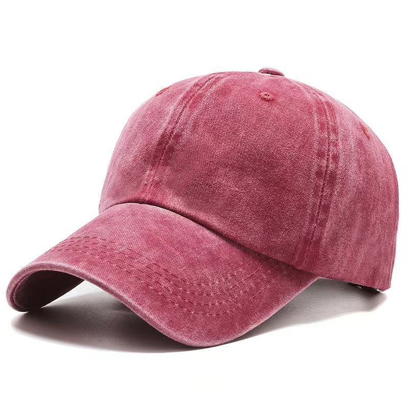 Wholesale washed denim hat old baseball cap men's and women's summer outdoor personality cap