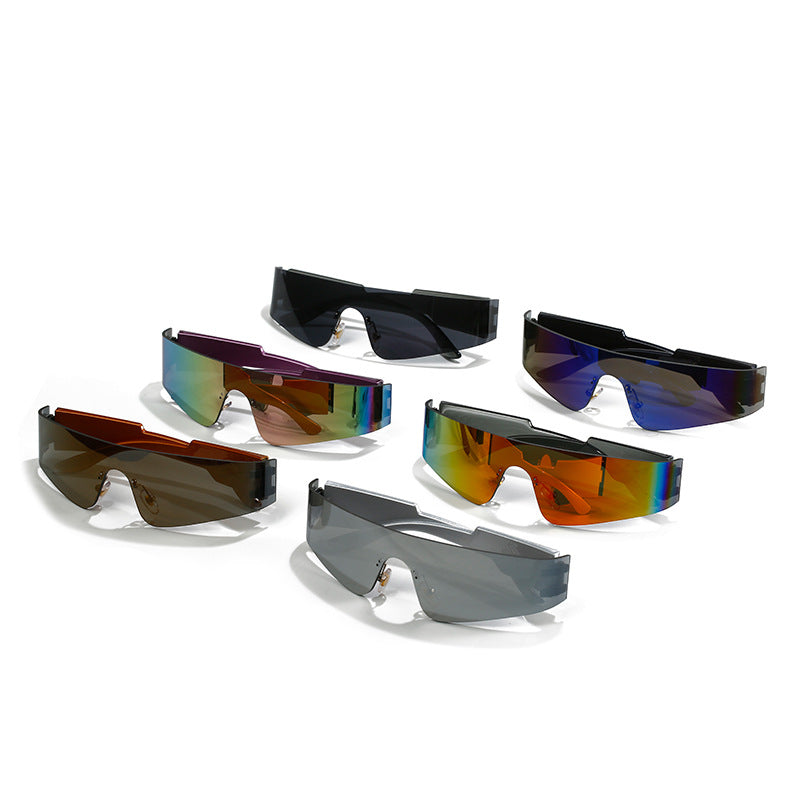 Wholesale PC Frameless Monolithic Sports Sunglasses
