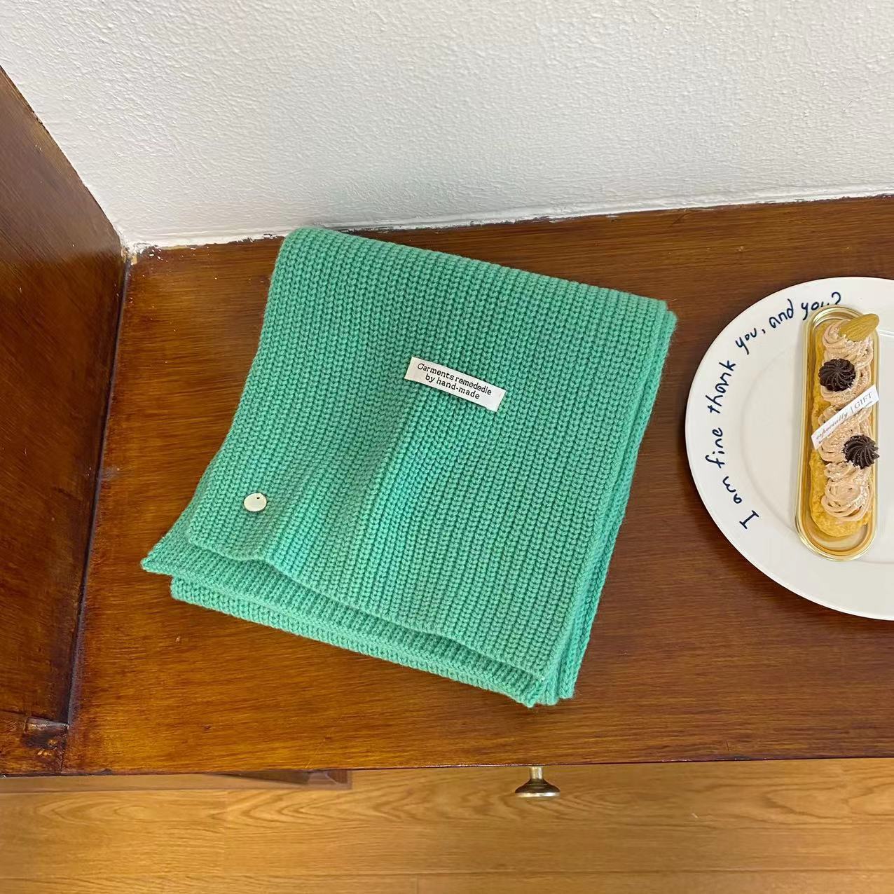 Wholesale Multicolor Knitted Wool Scarf