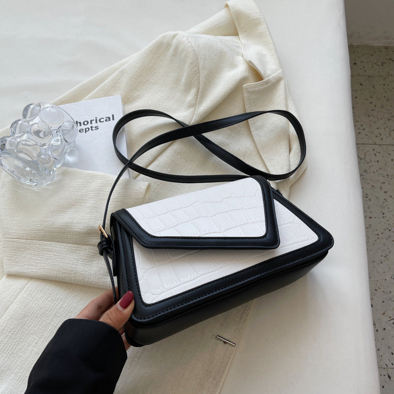 Wholesale Underarm bag trendy stone pattern small square bag versatile shoulder crossbody bag