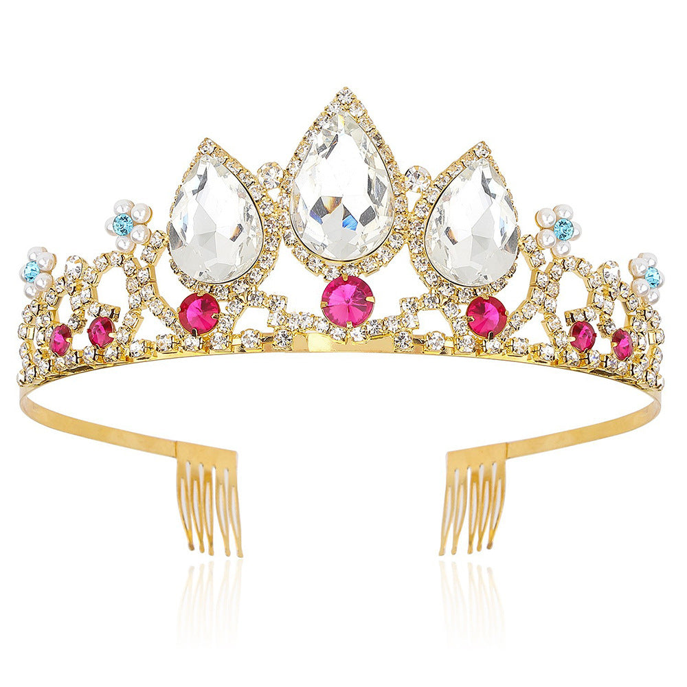 Wholesale Children's Alloy Crown Hair Accessories