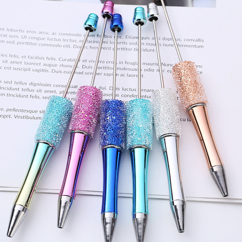 Wholesale 2pcs Electroplate Color Sugar Beadable Pens Rhinestone DIY Pens