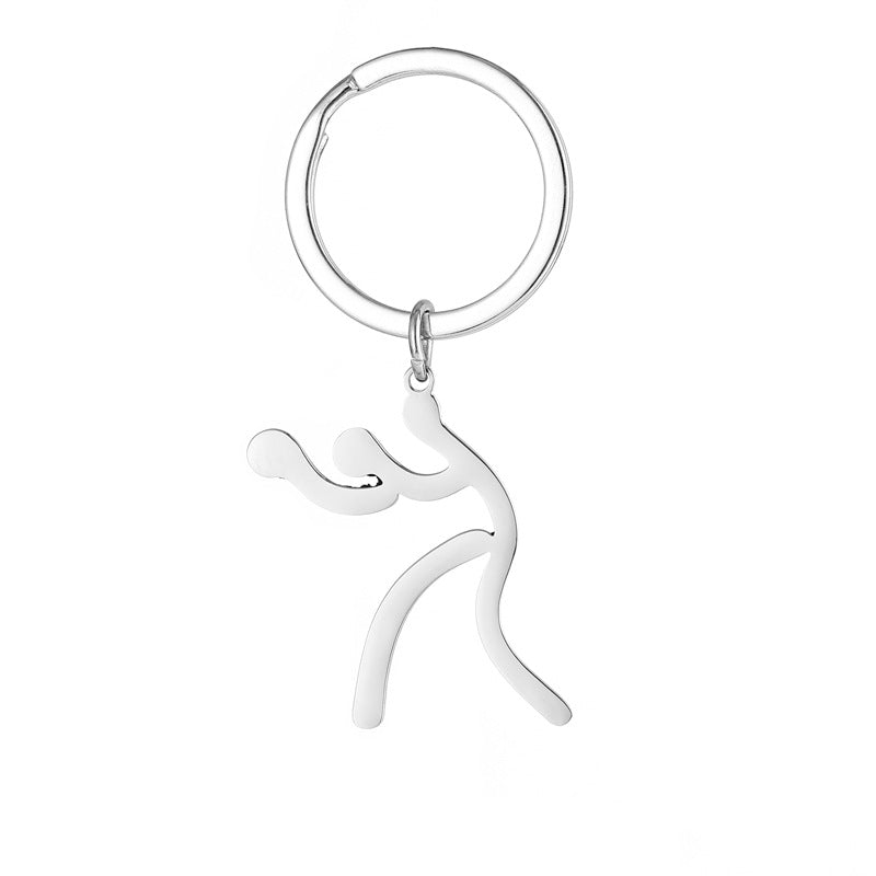 Wholesale Sports Matchman Stainless Steel Keychain