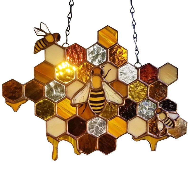 Wholesale Colorful Honeycomb Pendant Holiday Gift Creative Decoration