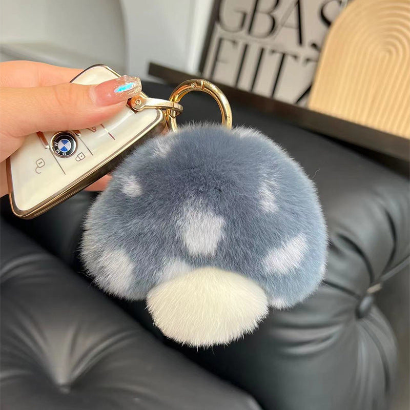 Wholesale Plush Mushroom Keychain