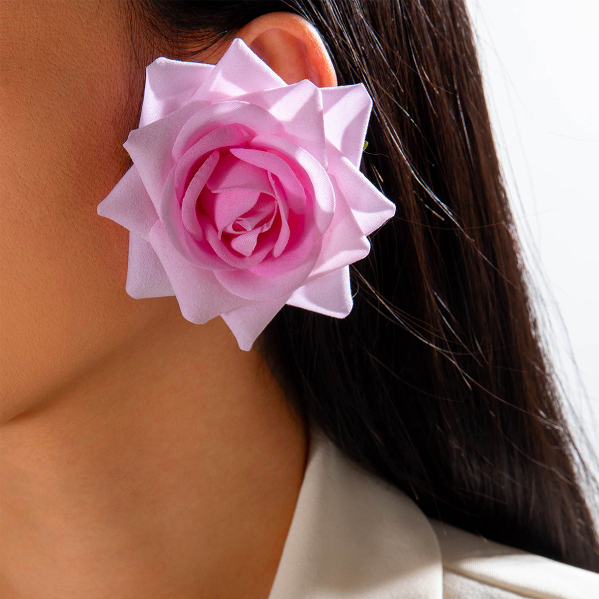 Wholesale 2PCS/Pack Flower Tassel Beaded  Valentine's Day Gift Earrings Earrings Women