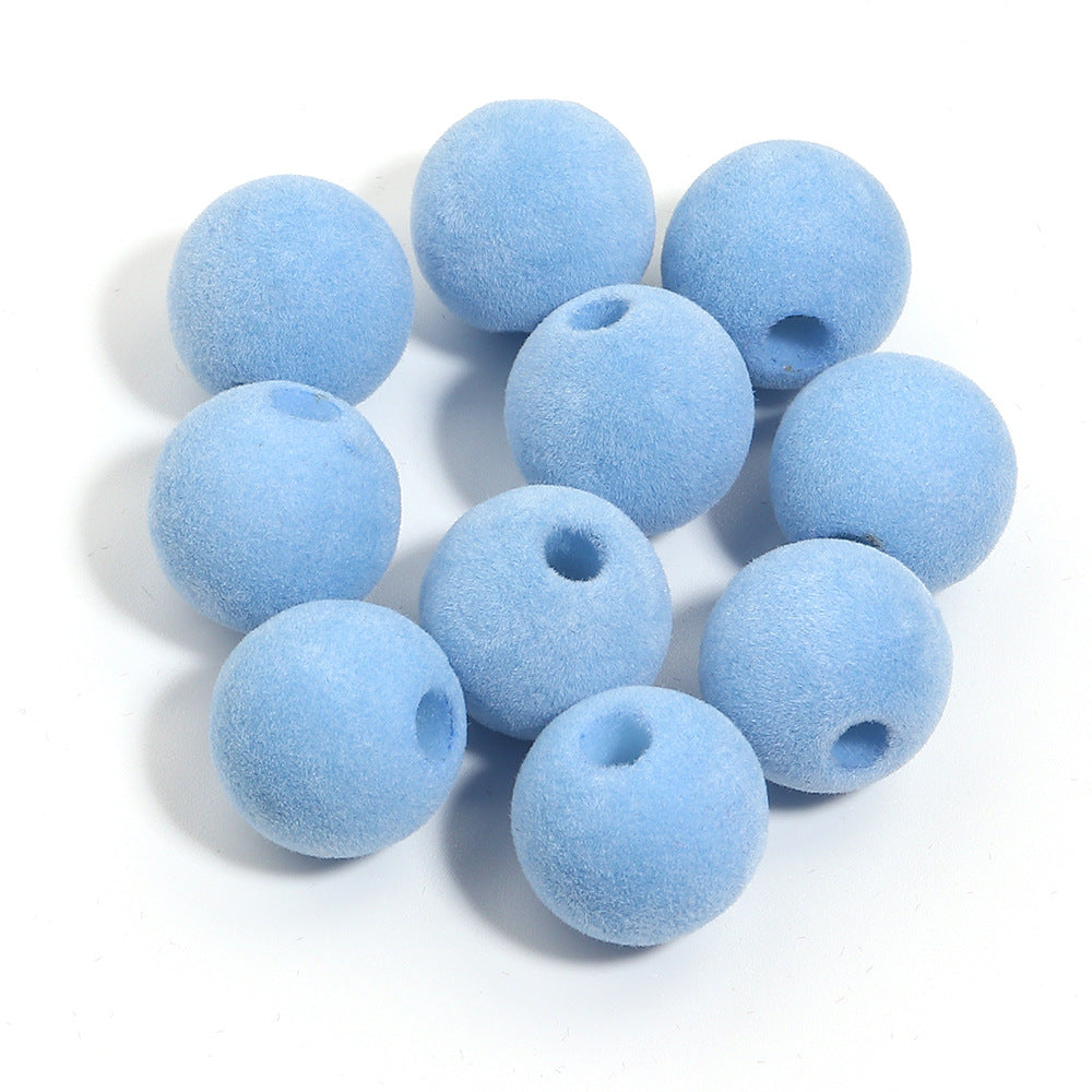 Wholesale 10pcs Acrylic  Series Peach Heart Large Hole Beads