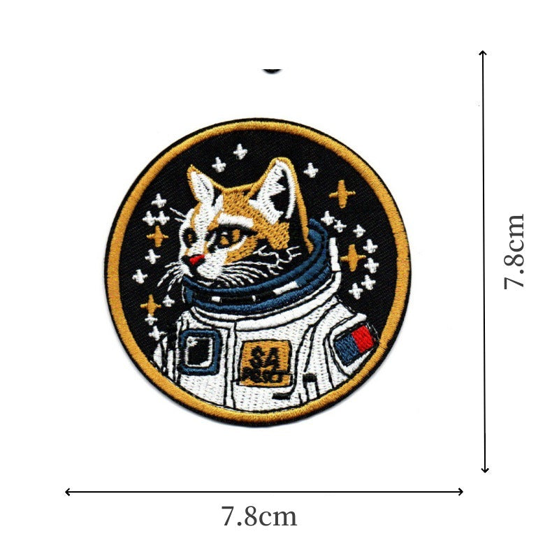 Wholesale DIY Fashion Computer Embroidery Seal Skull Embroidery Trendy Patch FS