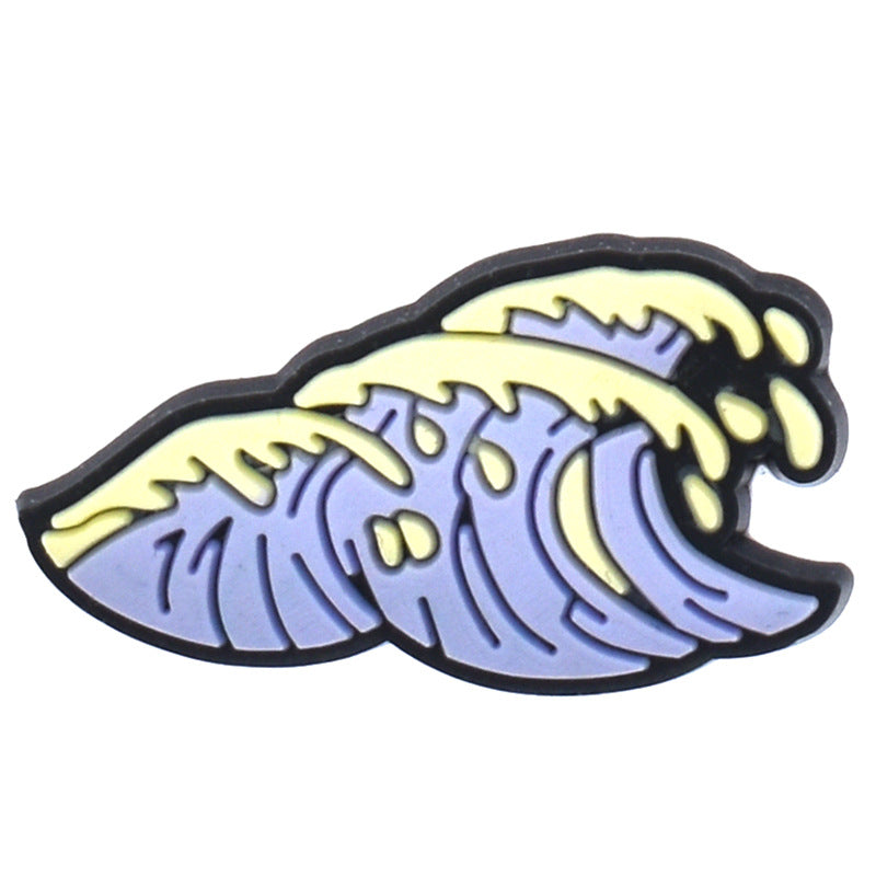 Wholesale 100pcs Summer Soft Rubber DIY Shoe Flower Decorative Buckle Accessories