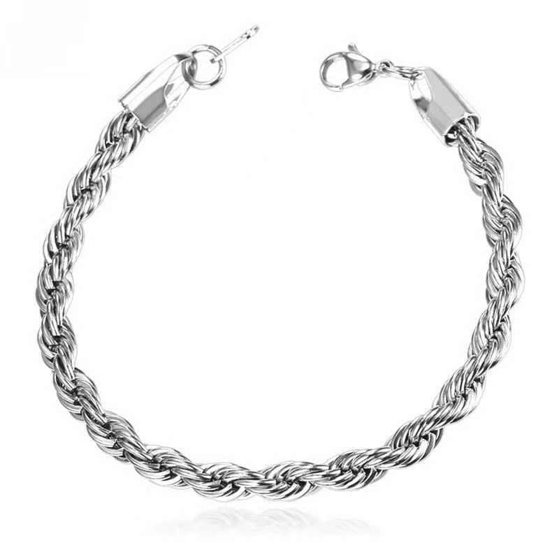 Wholesale Retro and stylish titanium twist bracelet