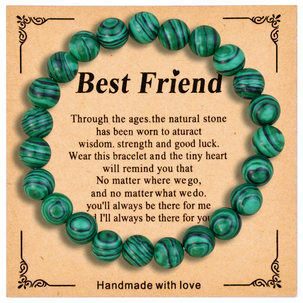 Wholesale  8mm colorful crystal beaded bracelet