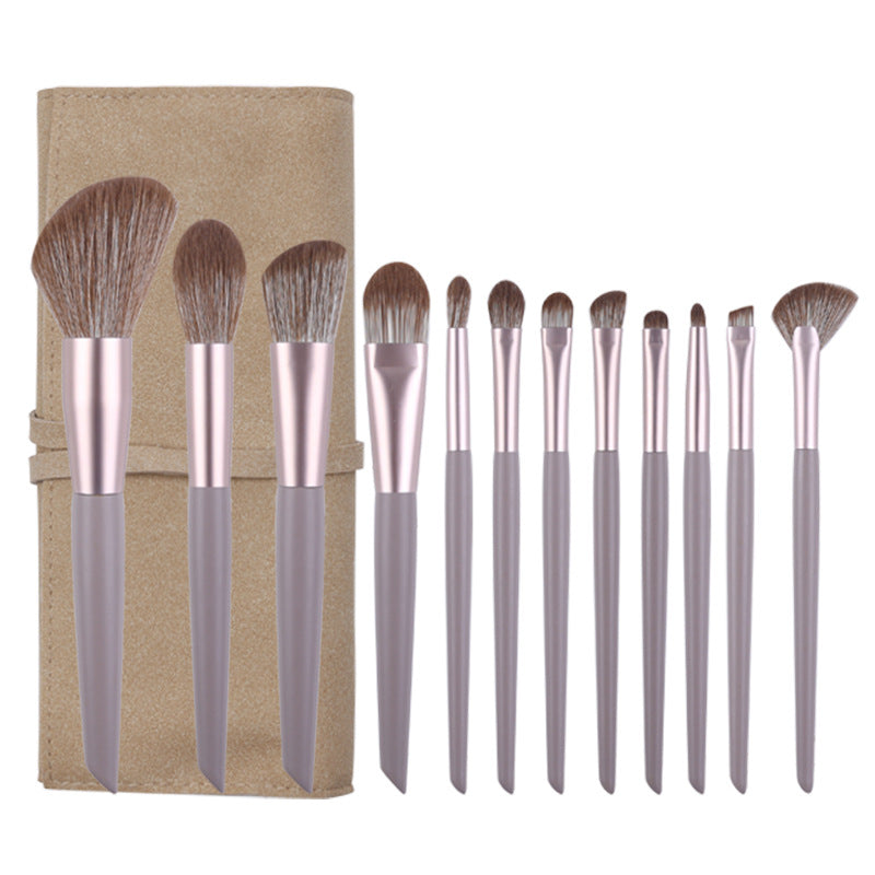 Wholesale of 10 Nylon Full Set Makeup Brushes