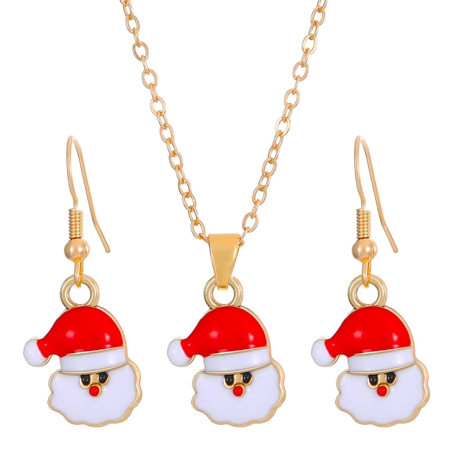Wholesale New Christmas Tree Necklace Earrings Set