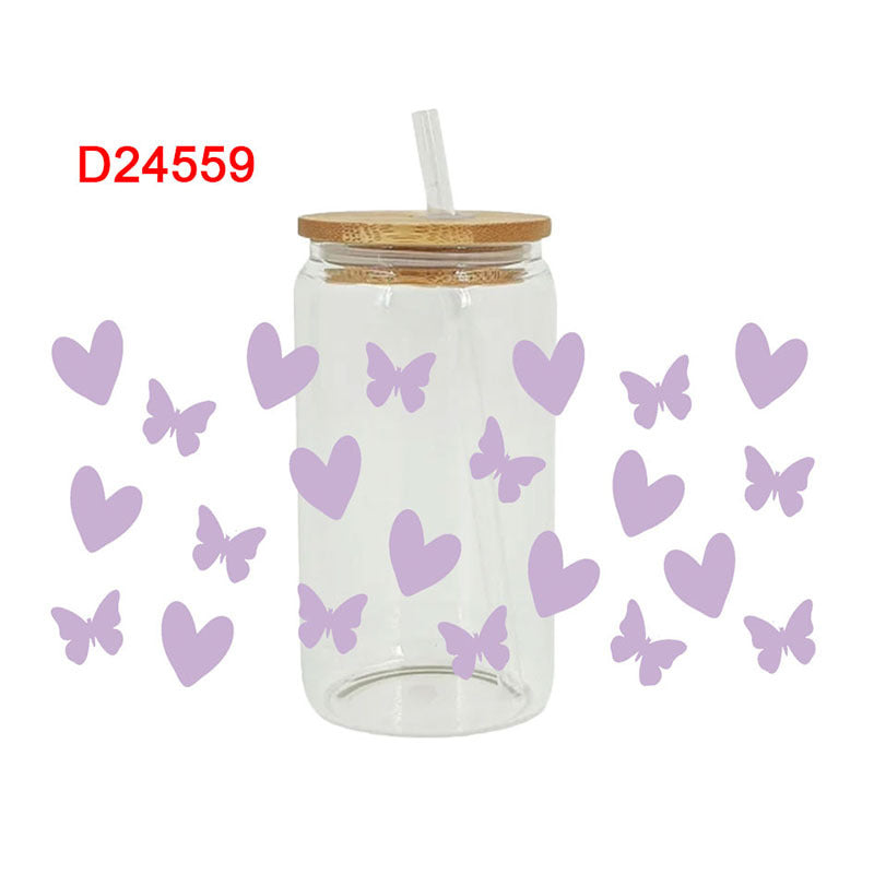 Wholesale UV Transfer Paste Glass Crystal Label Crystal Paste 16OZ UV DTF WRAPS