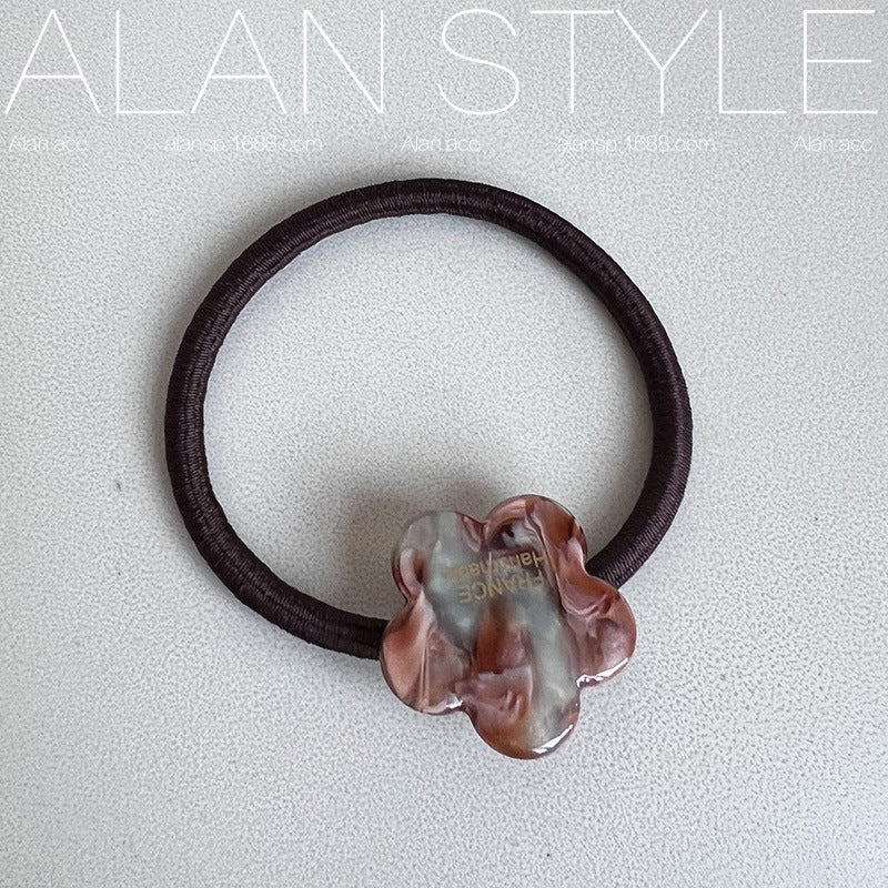 Wholesale Cute Flower Cartoon Acetate Fiber Hair Scrunchies