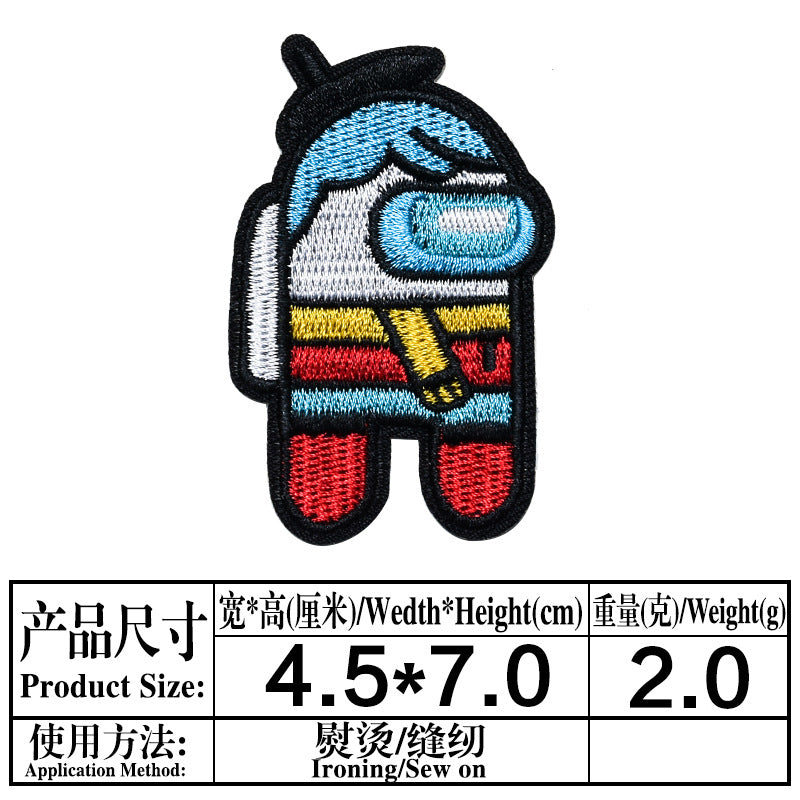 Wholesale Cloth Embroidery Patch Werewolf Game Decorative Patch For Coat Casual Craft Supply OLY Exclusive