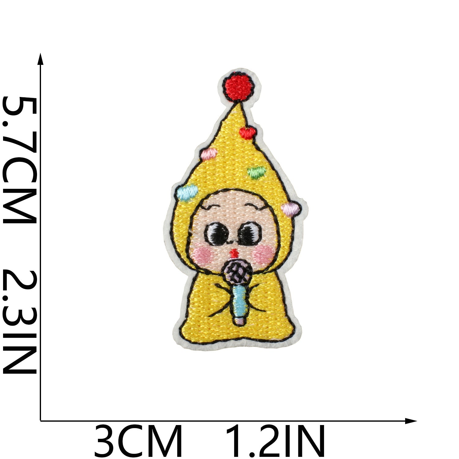 Wholesale Polyester Thread Embroidered Patch Cute Star People Bear Design Iron On DIY Decorative Accent For Clothing Bags Gift And Resale OLY Exclusive