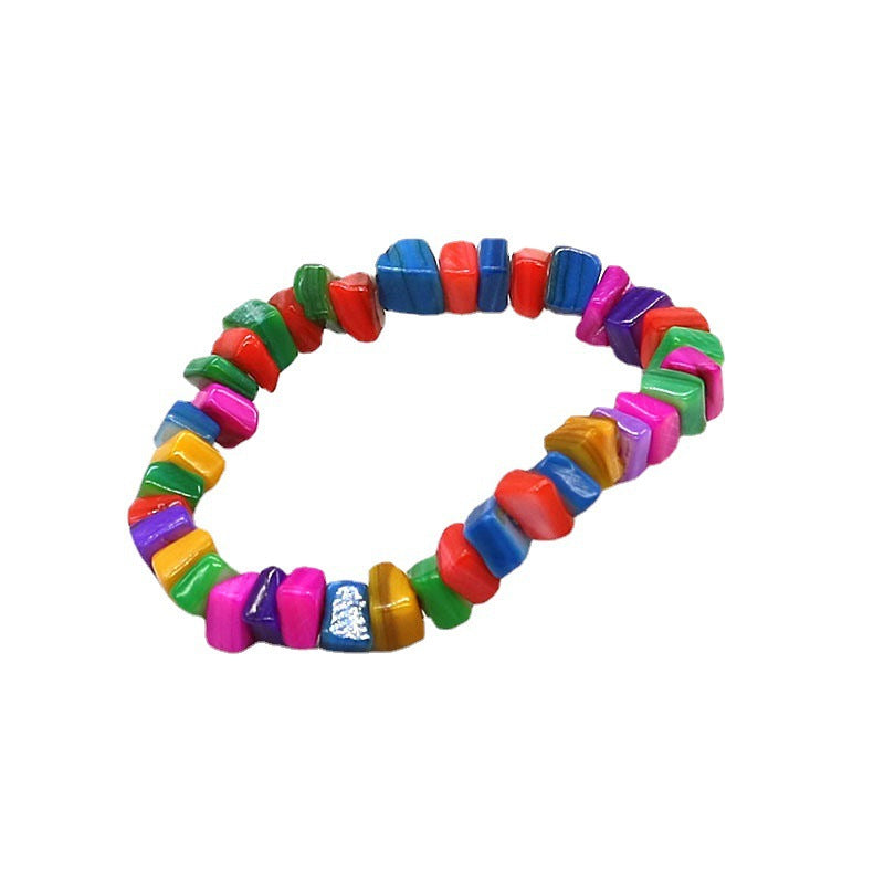 Wholesale Conch shell colorful children's gift crafts Bracelet