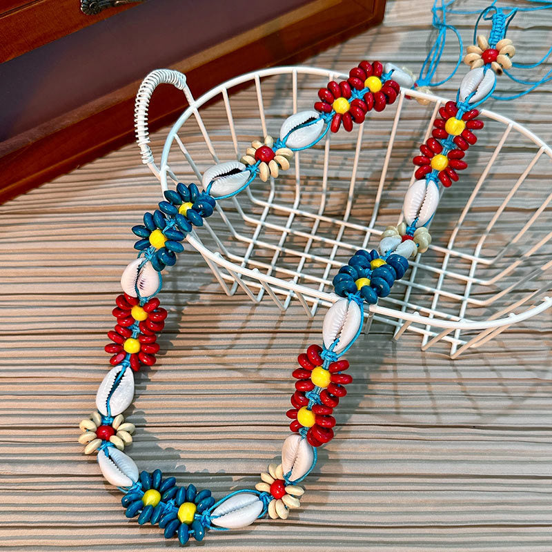 Wholesale Women's Versatile Dress Accessories Waist Rope Bohemian Braided Hemp Rope Waist Chain Thin Belt