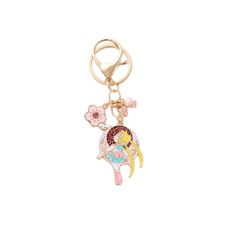 Wholesale Cute Unicorn Pony Rainbow Keychain