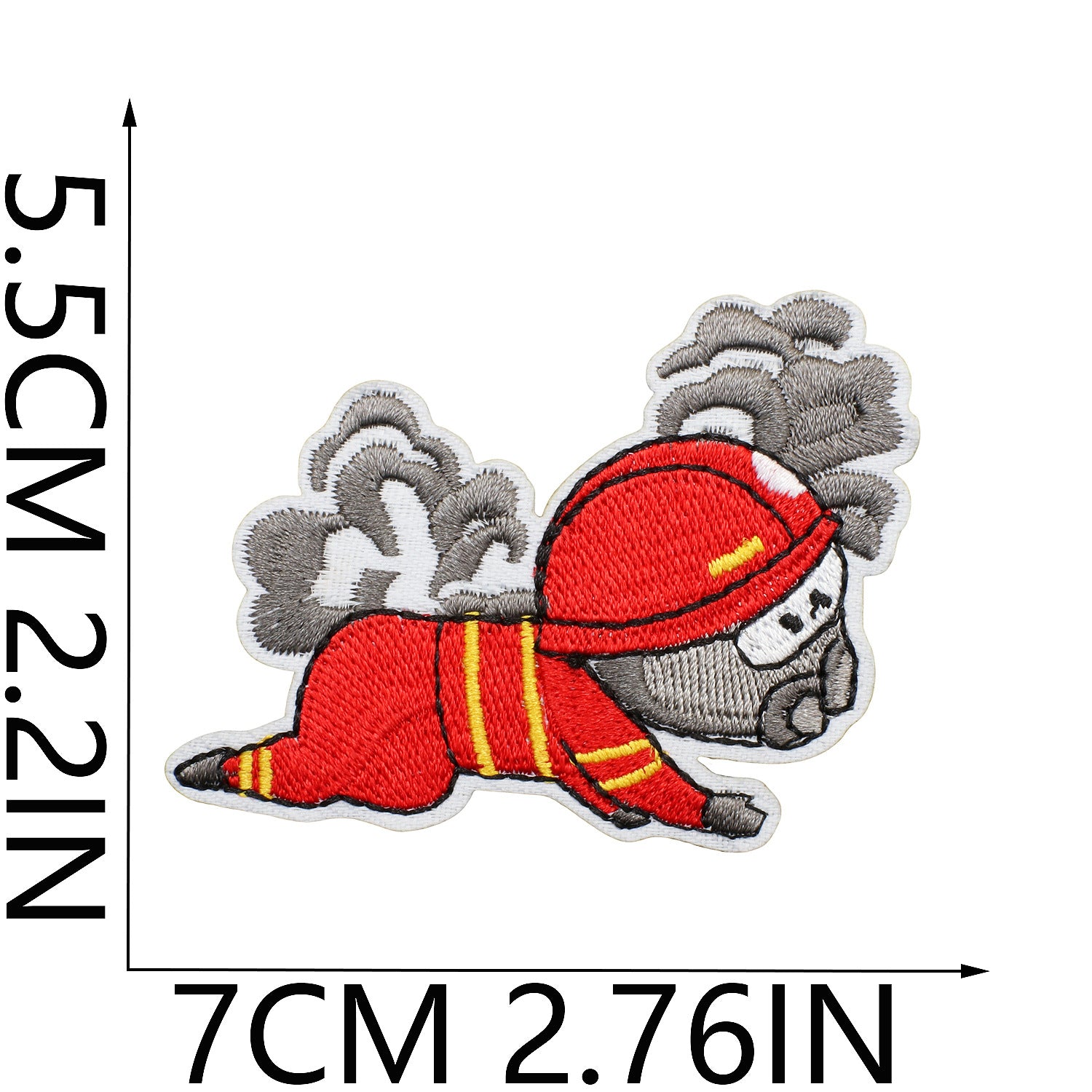 Wholesale Fire Safety Embroidered Patch Cute Fire Truck Firefighter Badge For Clothing Fashion Accessory DIY Craft Supply Boutique Gift