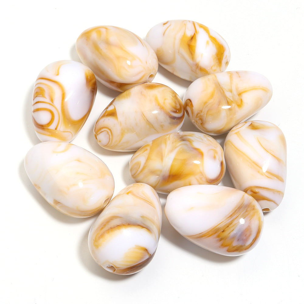 Wholesale 10pcs Cloud Straight Hole Beads  DIY  Accessories Beads