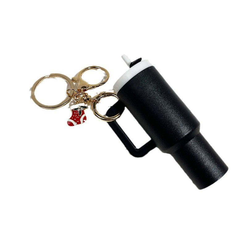 Wholesale DIY Christmas Ice Cup Mini Tumbler Cup Keychains
