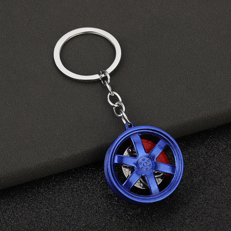Wholesale Car Wheel Metal Keychain