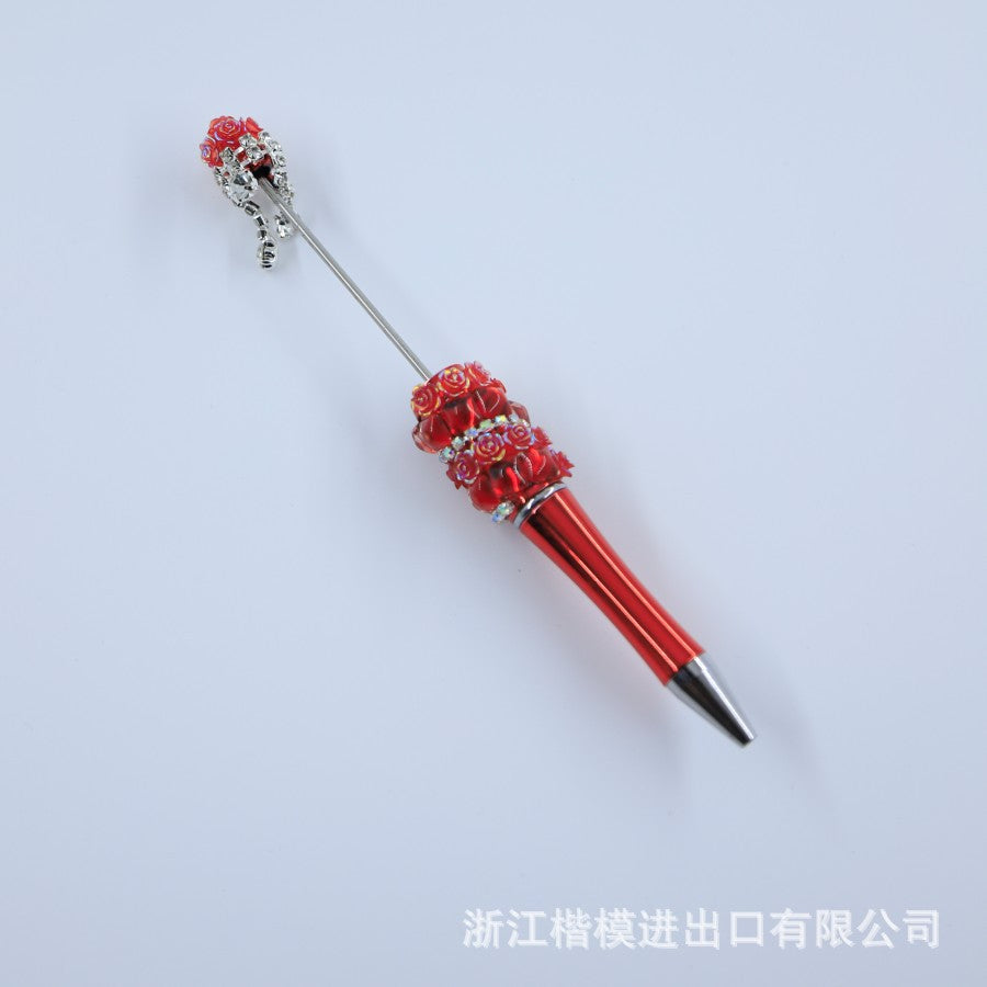 Wholesale Popular DIY Pearl Flower Beadable Pen