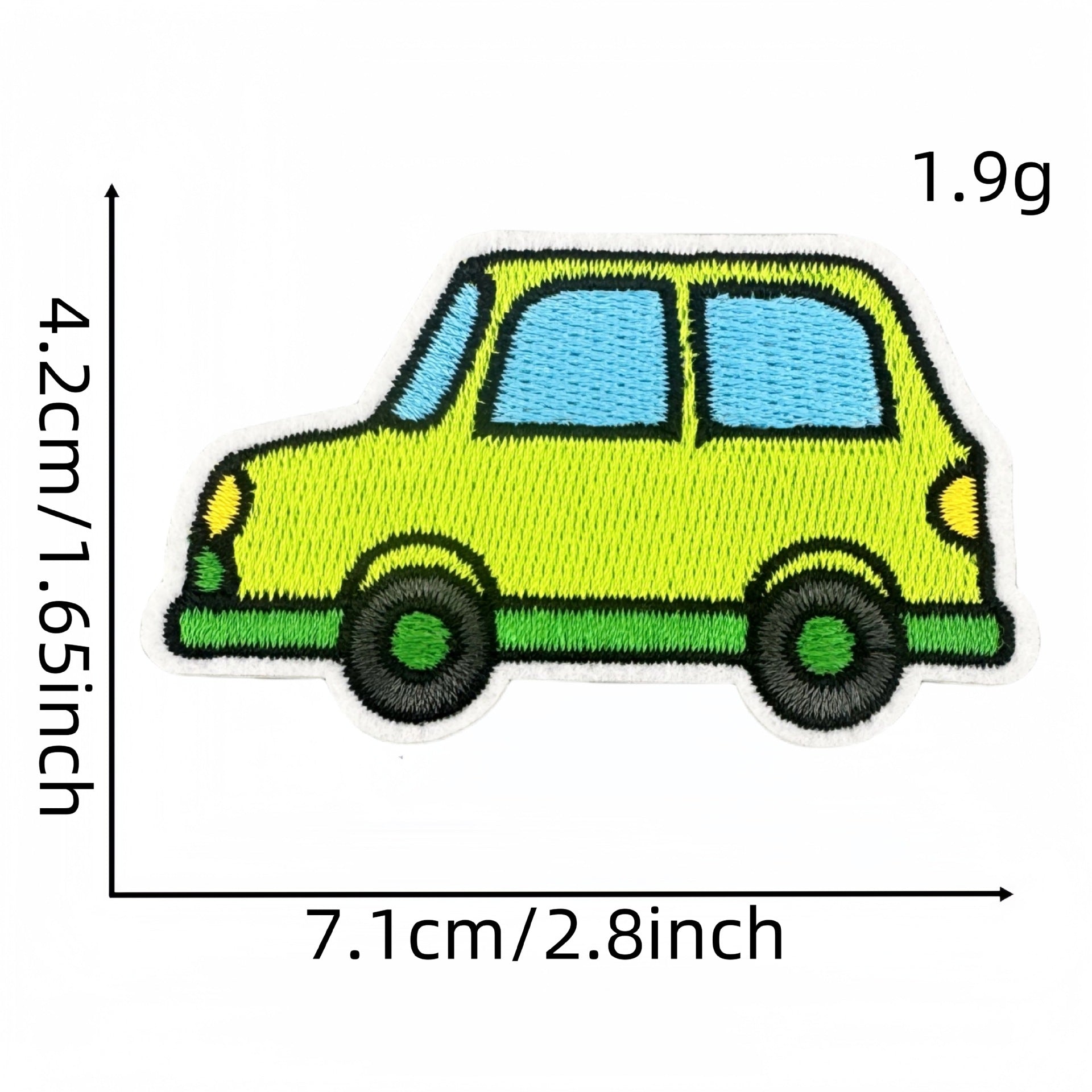 Wholesale Transportation cartoon car embroidered patch