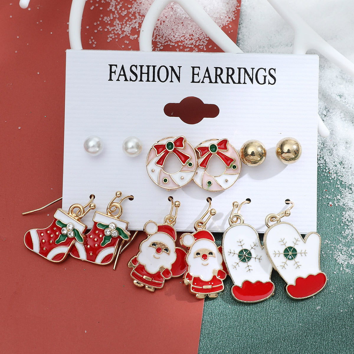 Wholesale Christmas Collection Cartoon Earrings