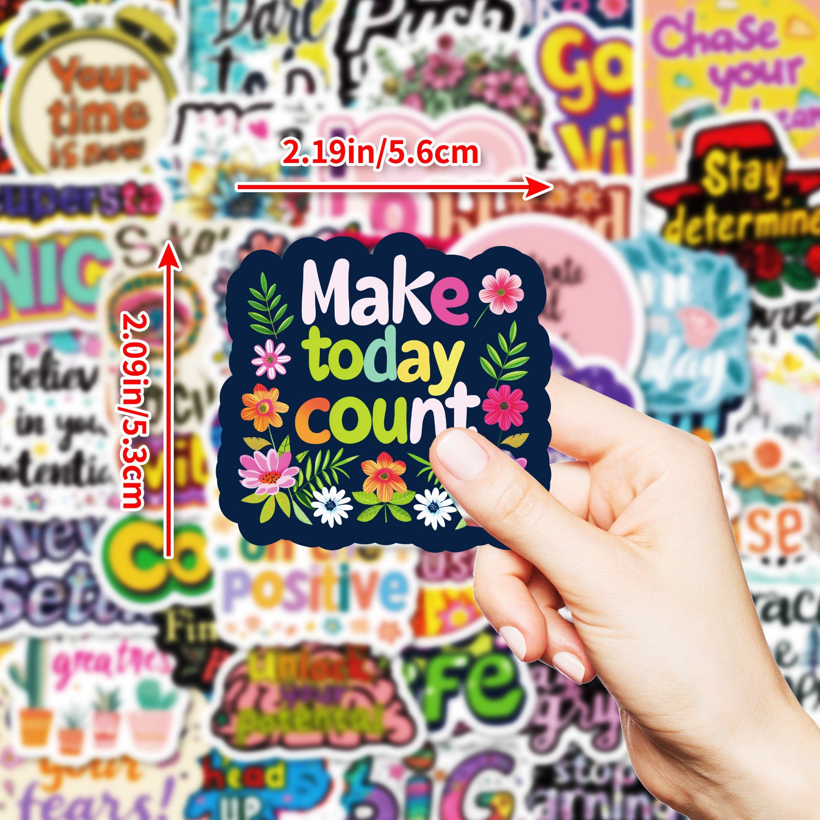 Wholesale 50PCS/ PACK Inspirational English Graffiti Stickers