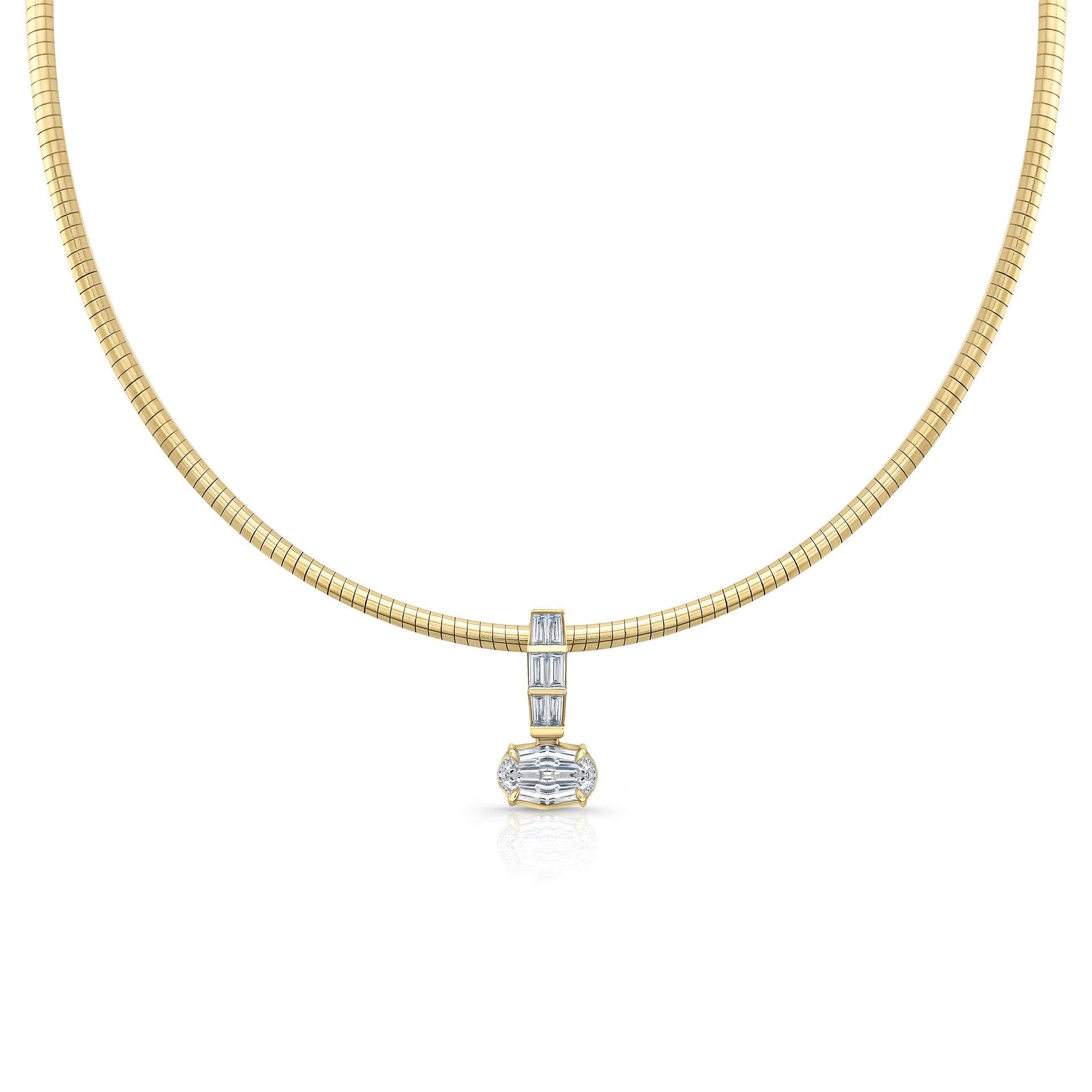 Wholesale Gold Tone Vintage Thick Chain Teardrop Pendant Necklace With Pear Zircon Layering Jewelry Fashion Accessory