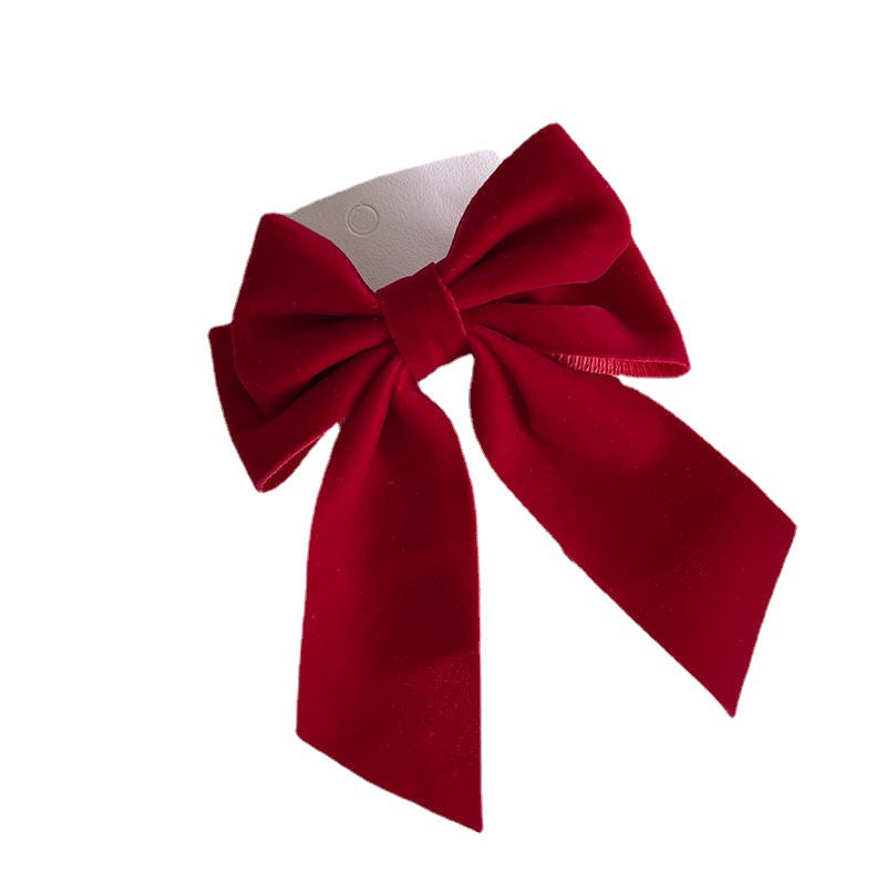 Wholesale Velvet Big Bow Hair Clip