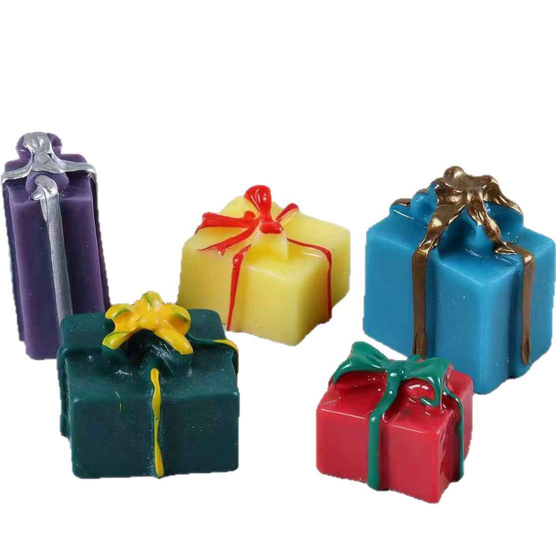 Wholesale Mini colored Christmas gift box Doll Accessories