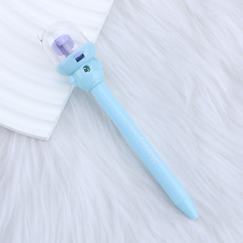 Wholesale Creative basketball ballpoint pen ins high-value student shooting gel pen quick-drying ink printable logo toy