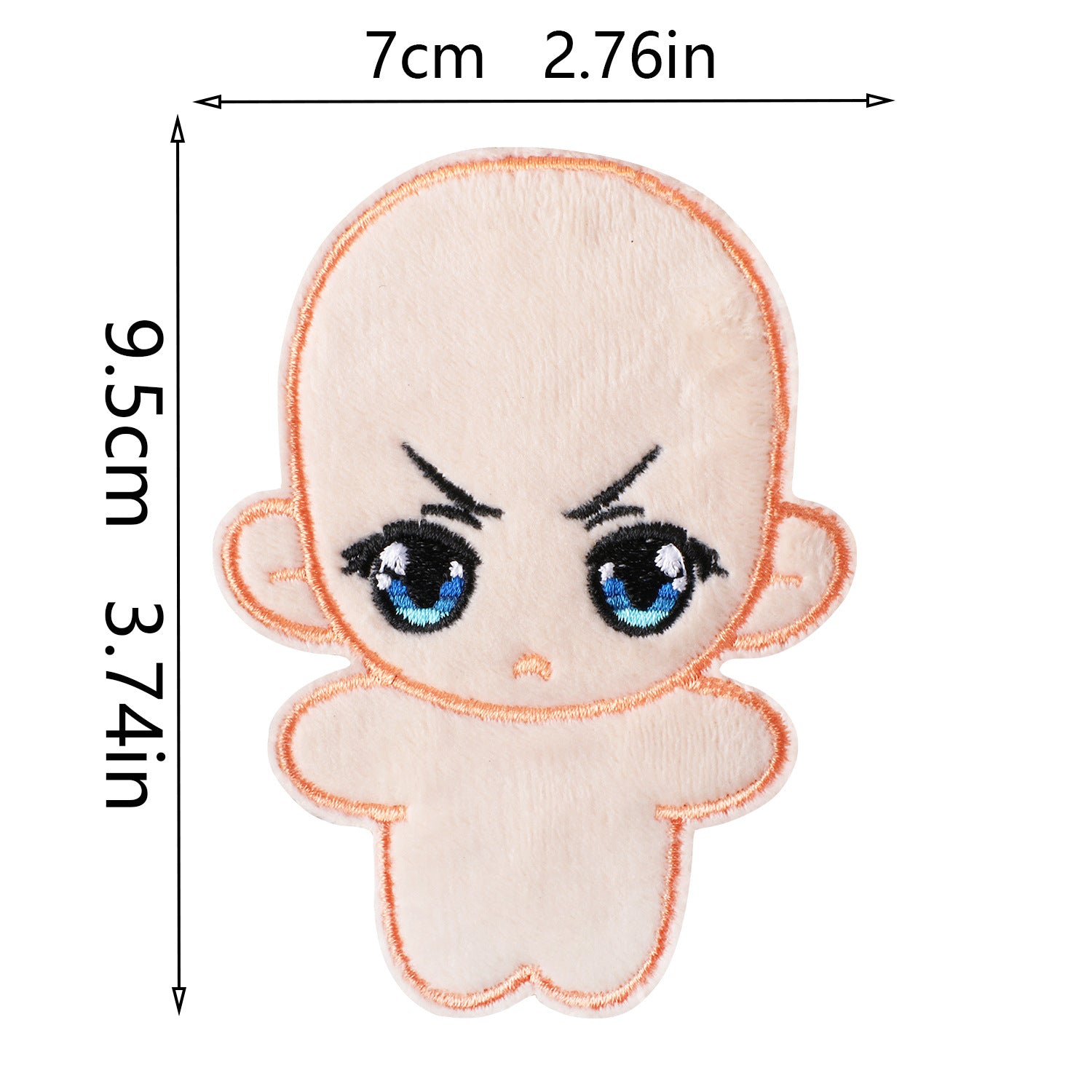 Wholesale Stylish DIY Non Woven Fabric Doll Embroidery Patch Kit 200 Sets Polyester Thread For Clothing Accessories OLY Exclusive
