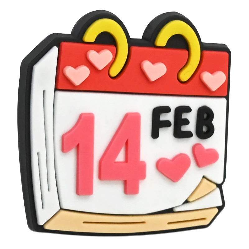 Wholesale Random 30pcs Valentine' s Day Series Love Cartoon Focal Beads