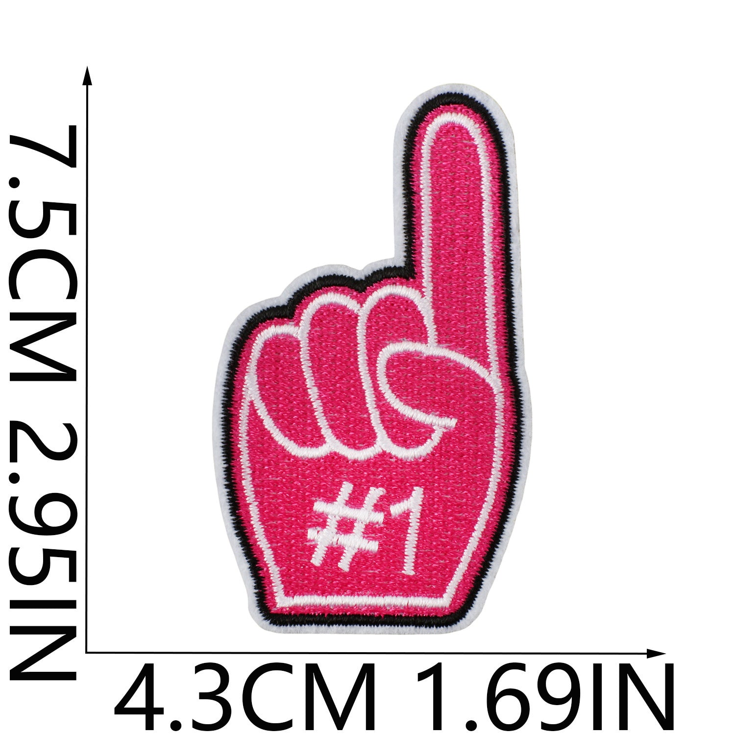 Wholesale Game Day Embroidery Patch Iron On Applique For Clothing Jeans Backpack Decoration DIY Craft Supply Fashion Accessory Gift Boutique Resale