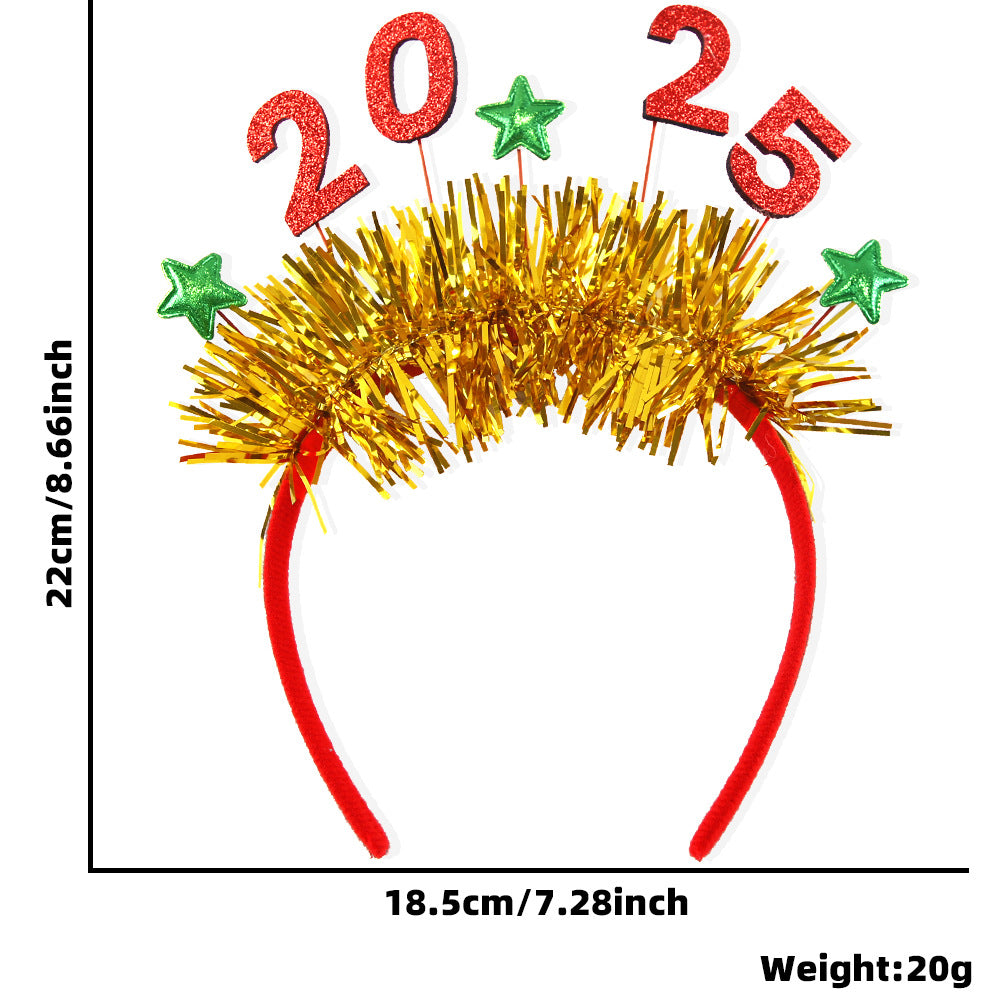 Wholesale 2025 New Year's Party Party Decoration Headband