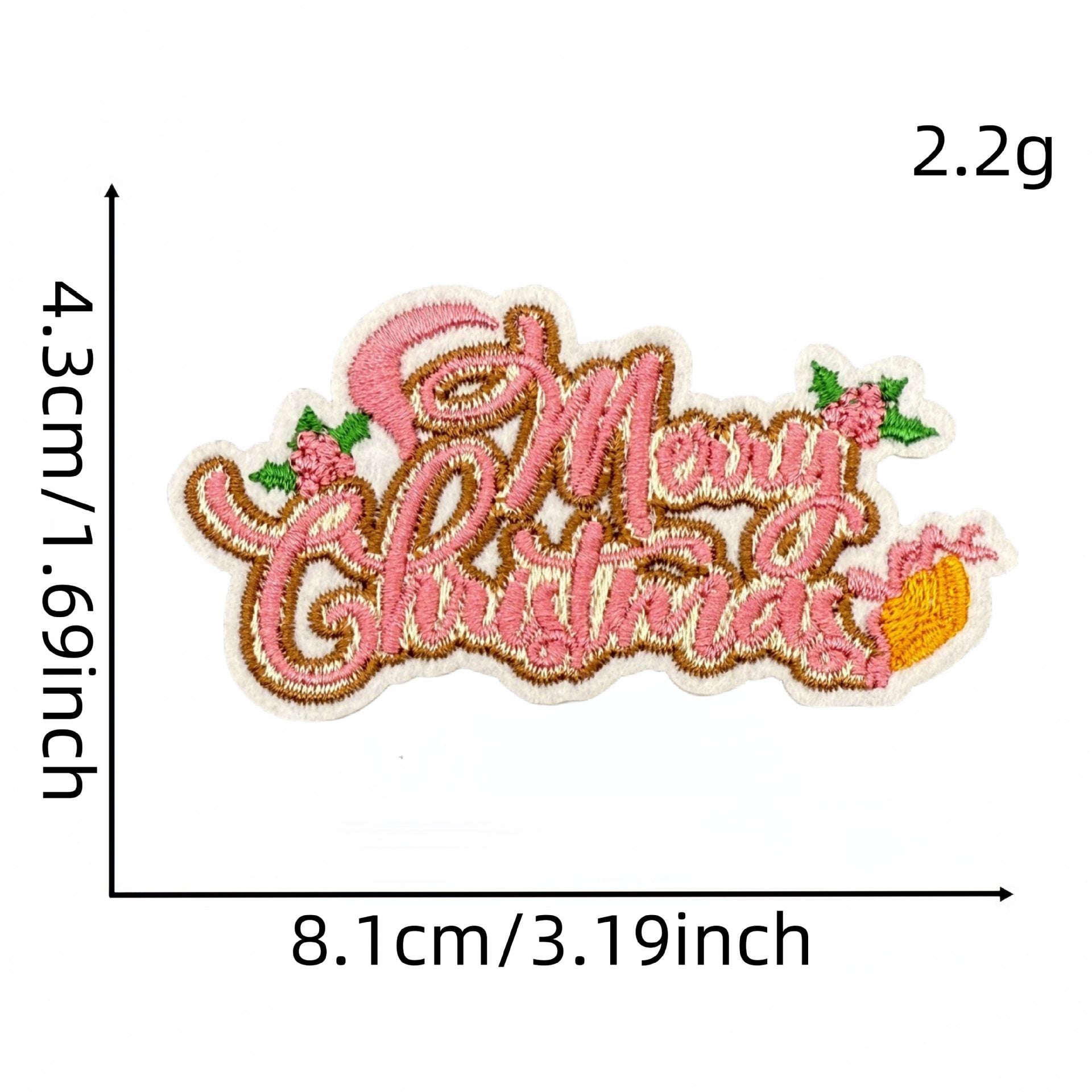 Wholesale Pink Christmas Series DIY Patches