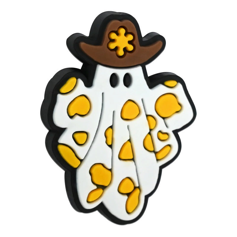 Wholesale Random 100pcs/pack  Cartoon Halloween Series PVC Soft Focal Beads