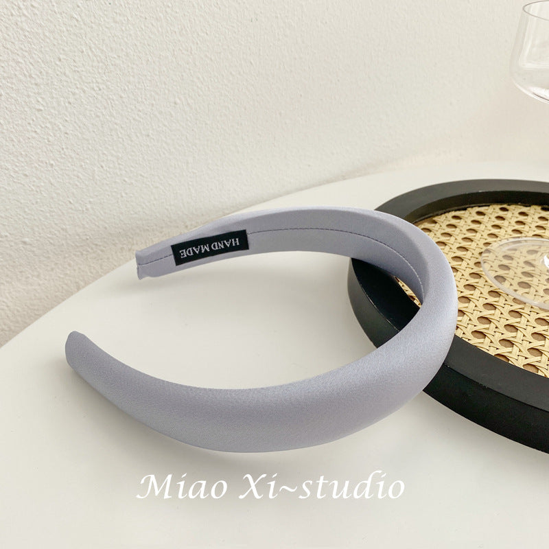 Wholesale of High-end Satin Sponge Summer Women's Fabric Headband