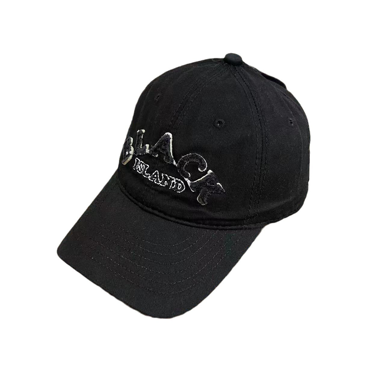 Carta de algodón al por mayor bordado Big Head Girth Men and Women Big Brim Baseball Cap